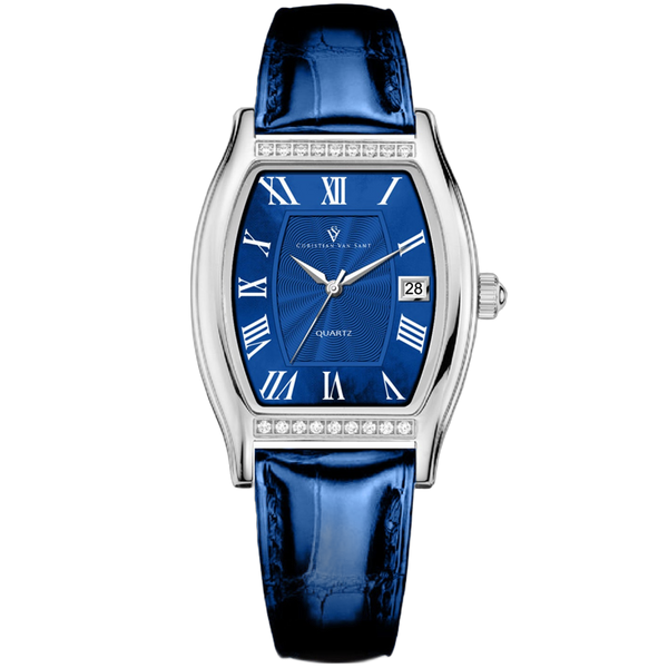 Christian Van Sant Stainless steel case watch in blue