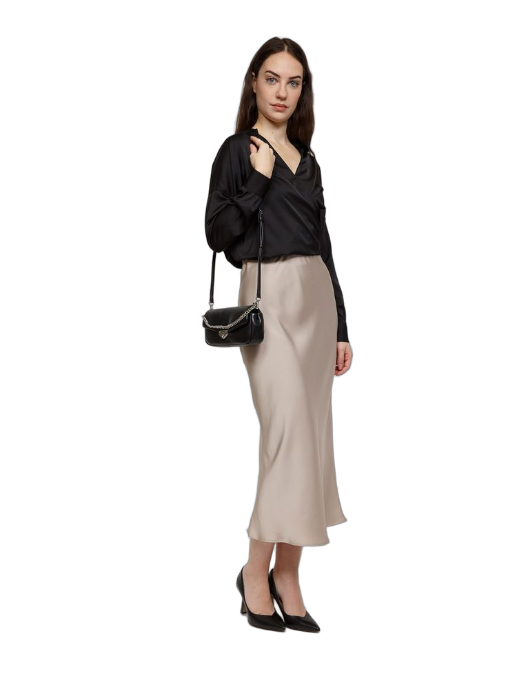 Michael Kors 100% Polyvinyl Chloride crossbody bag in black