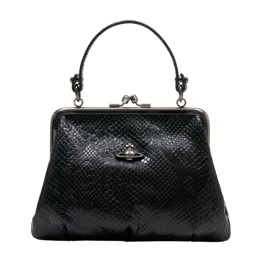 Vivienne Westwood Calfskin clutch in black