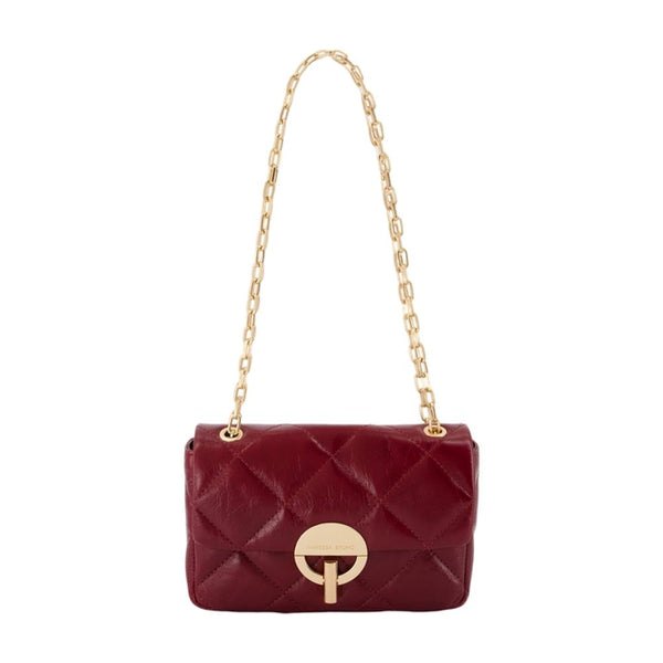 Vanessa Bruno cowhide crossbody bag in red