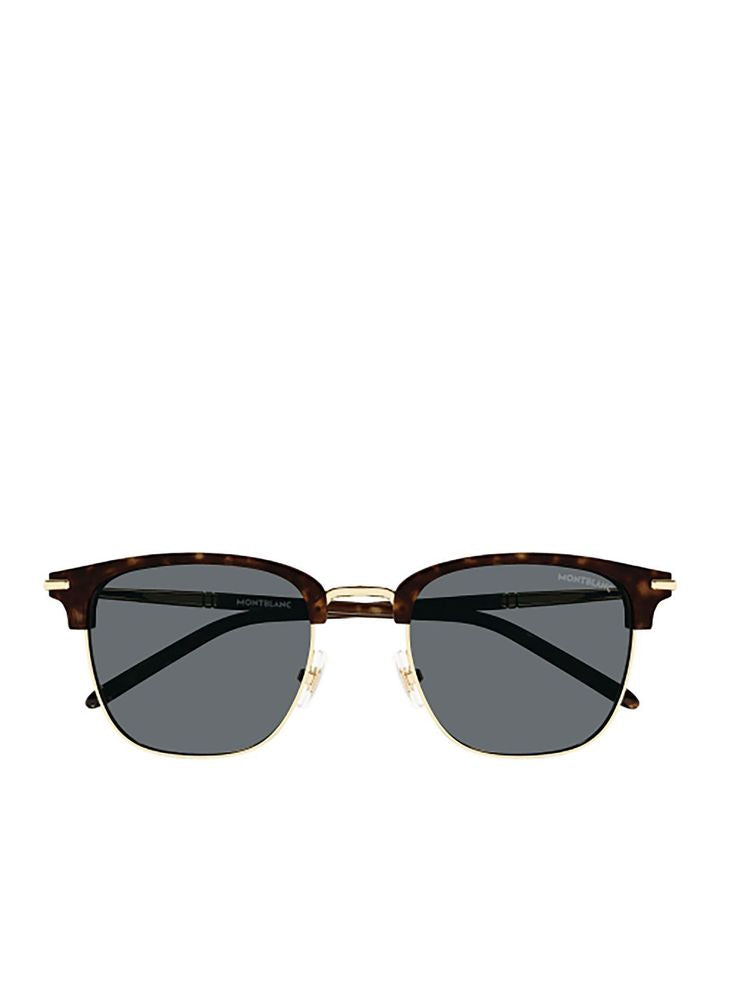 Montblanc MB0242S Recycled acetate frame sunglasses in brown