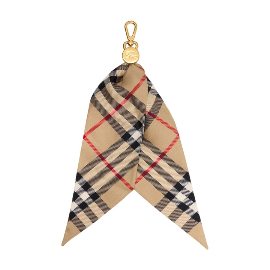 Burberry Silk scarf charm in beige