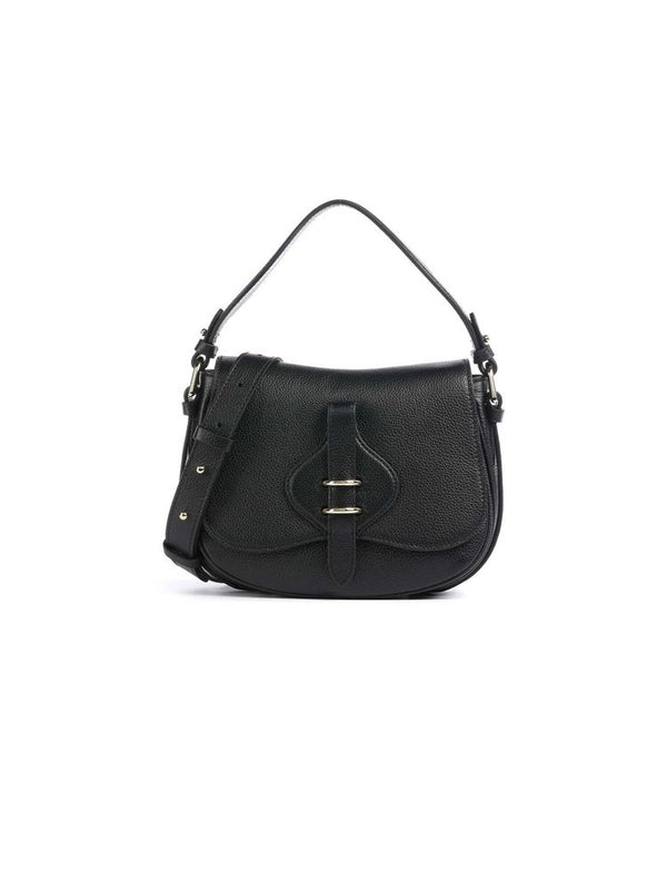 Coccinelle Top Handle Bag Black Micro Grainy Leather / Top-handle-bags