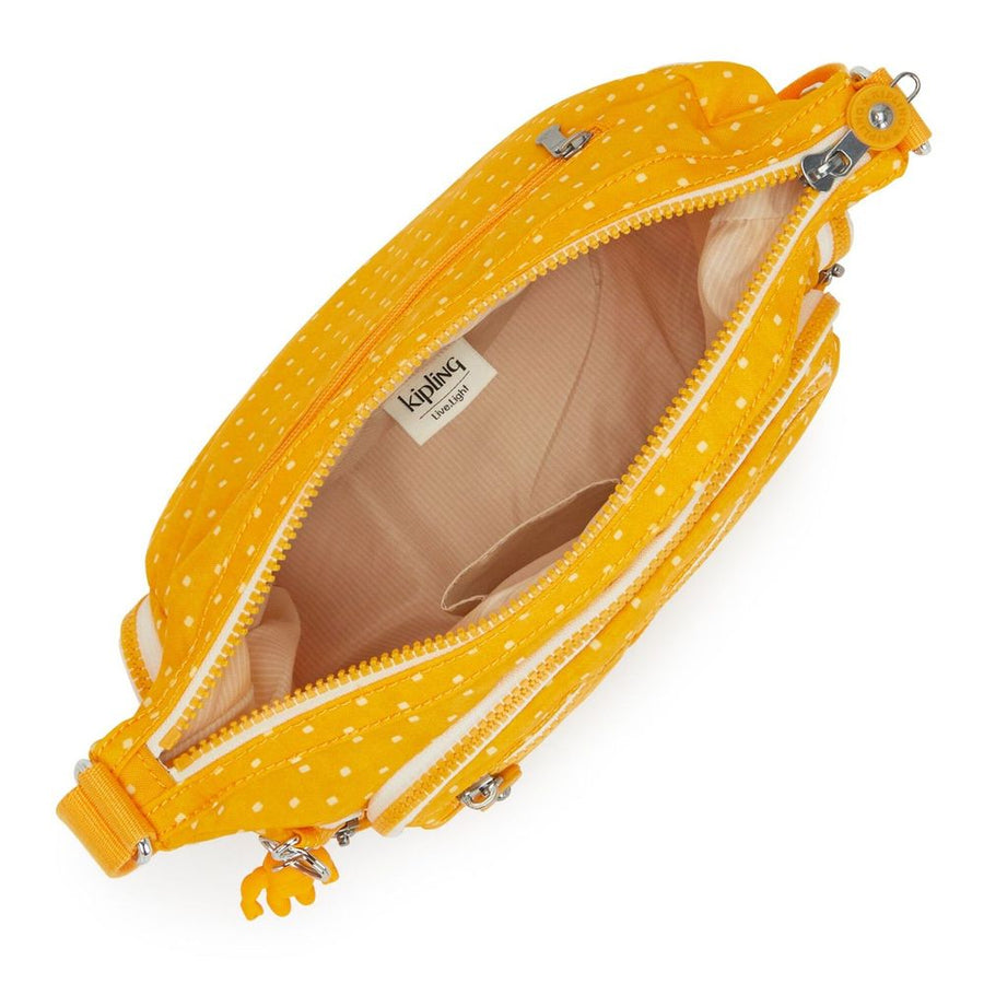 Kipling 100% Polyamide/Nylon crossbody bag in yellow