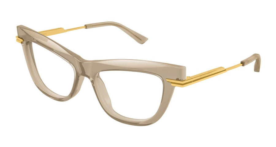 Bottega Veneta BV1266O Acetate eyeglasses in taupe