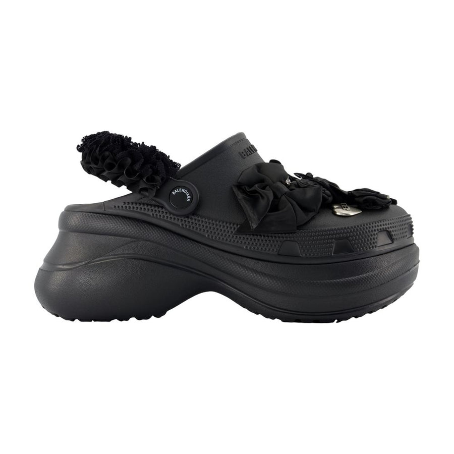 Balenciaga Synthetic clog sandal in black