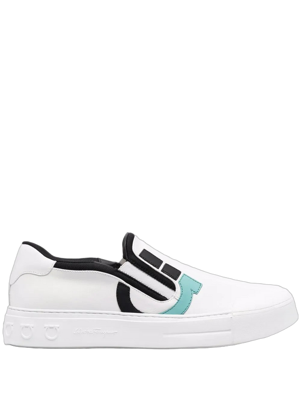 Ferragamo Leather sneakers in white