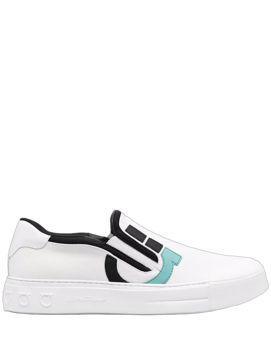 Ferragamo Leather sneakers in white