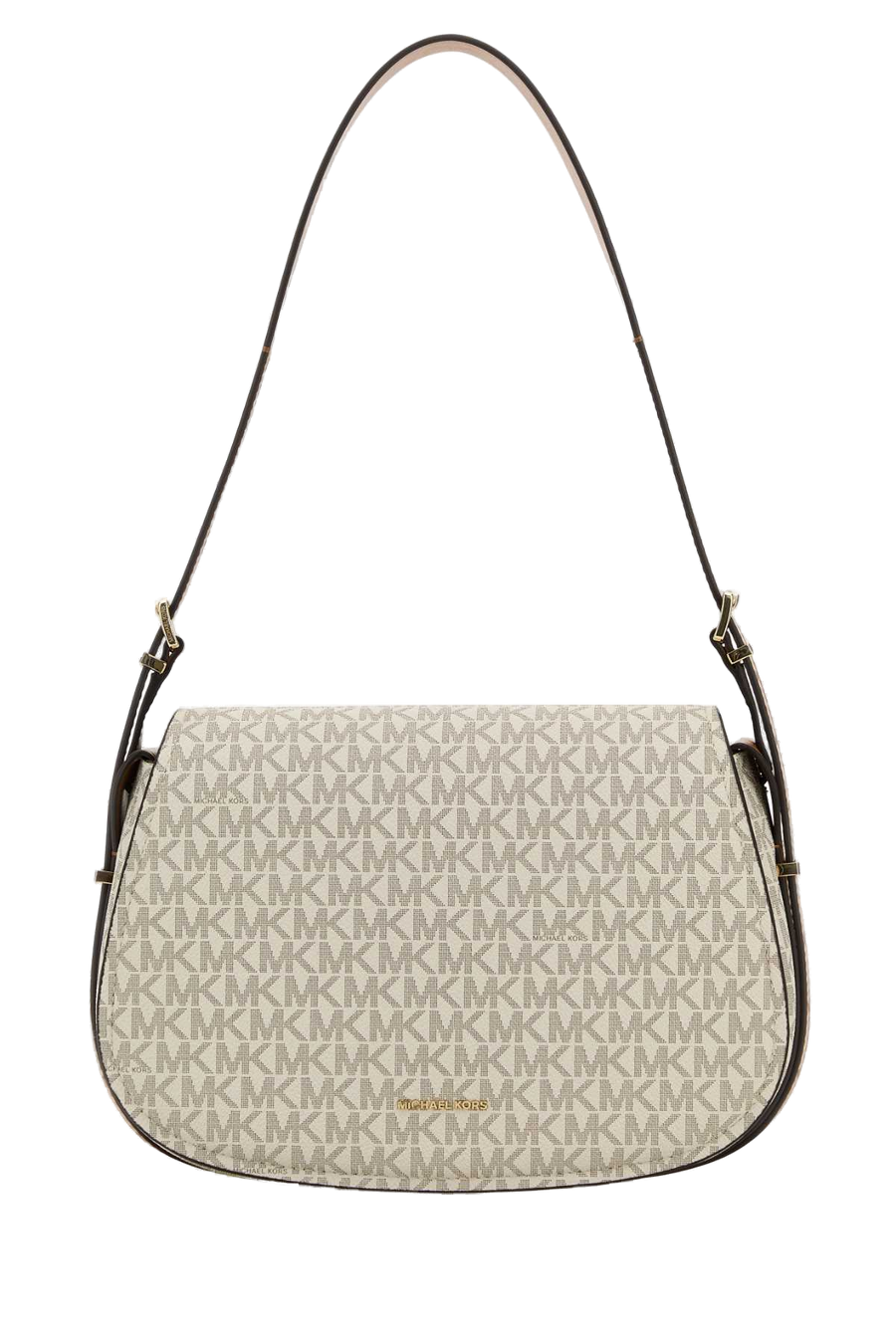 Michael By Michael Kors Exterior: 100% Fabric; Lining: 100% Fabric; Finishing: Golden metal shoulder bag in beige