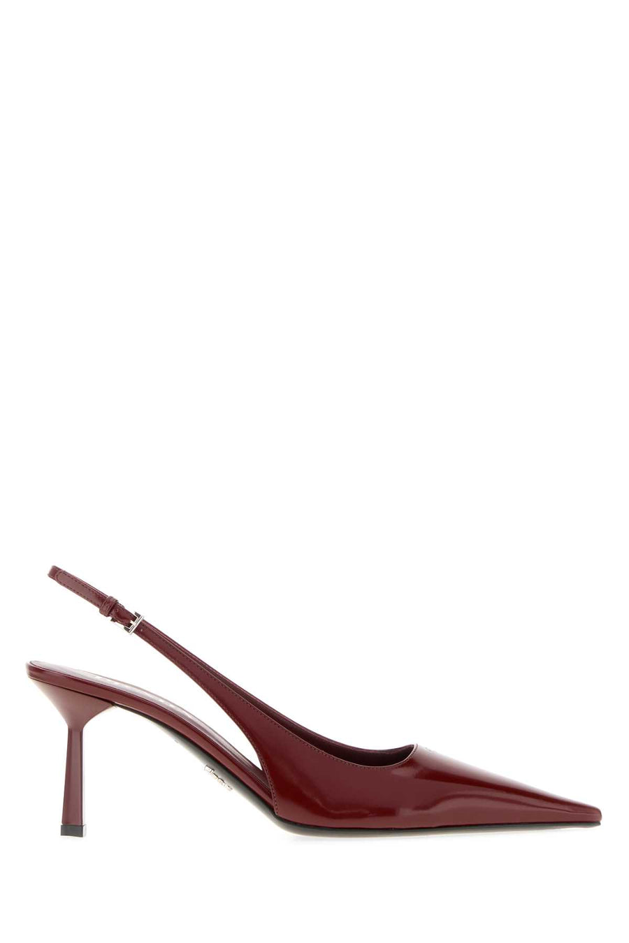 Tyrian Purple Leather Pumps Porpora Scarpe Con Tacco