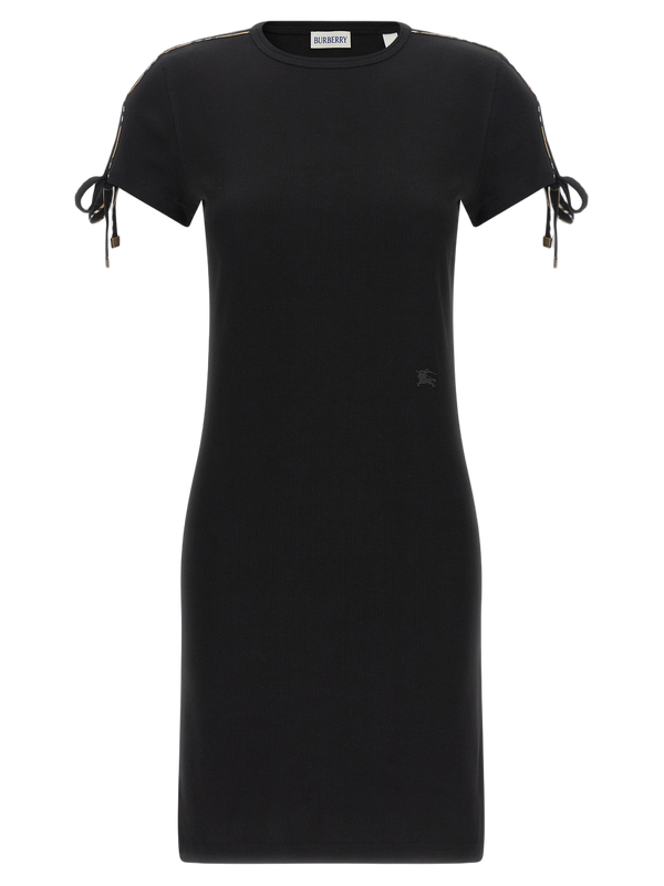 Burberry 98% cotton tunic dress in black