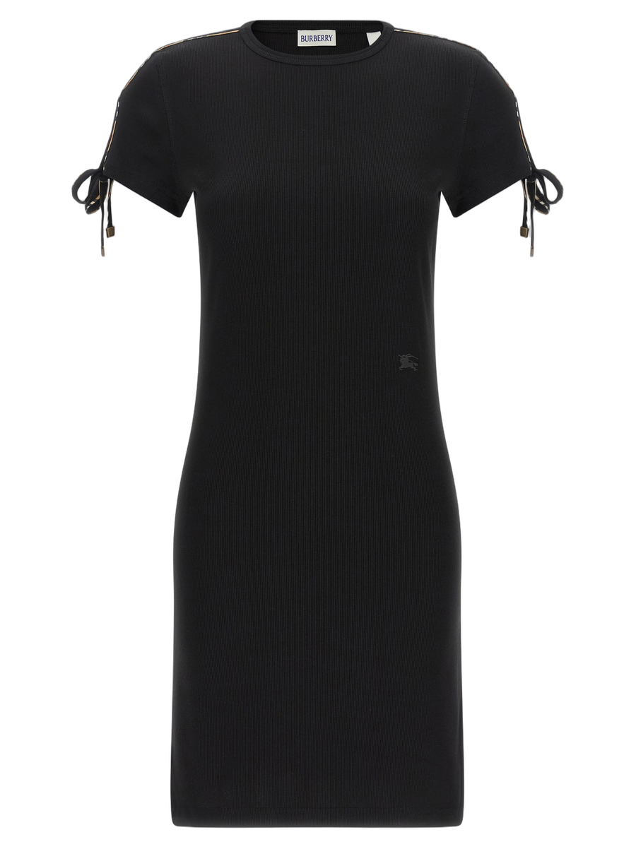 Burberry 98% cotton tunic dress in black