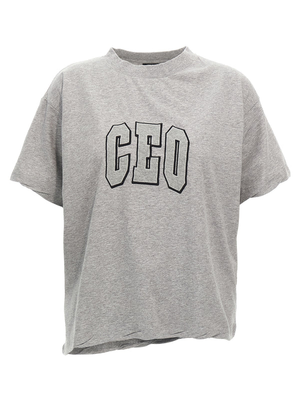 Balenciaga 100% cotton t-shirt in gray