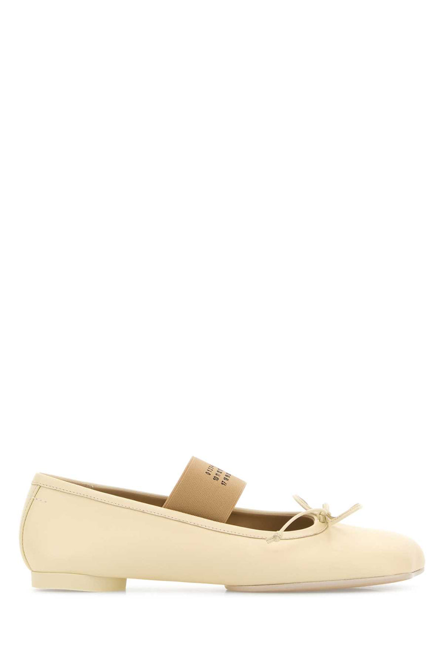 MM6 Maison Margiela Shoe Sheepskin leather (100%) ballerina flat in beige