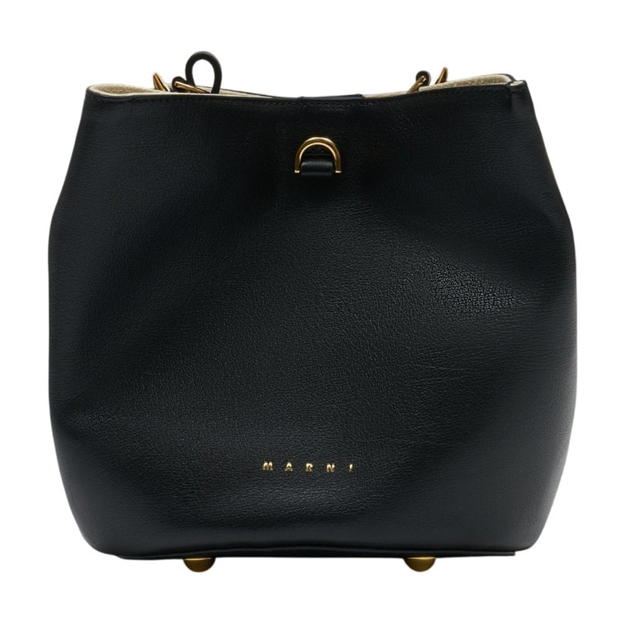 Marni Goatskin shoulder bag in black