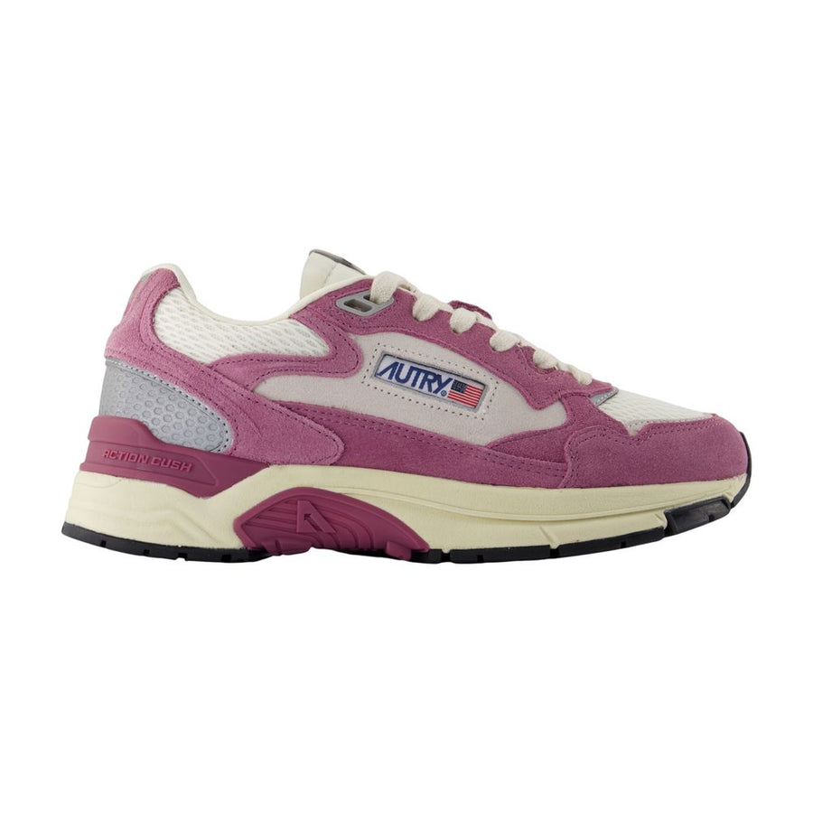 Autry Calfskin sneaker in purple