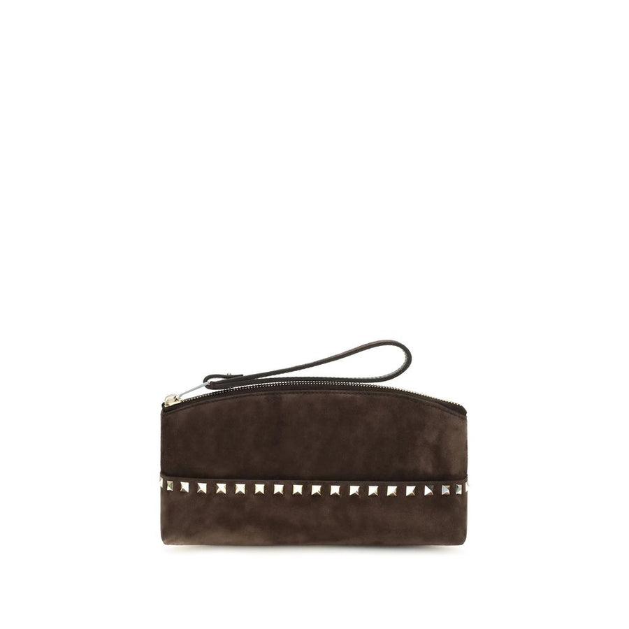 Brown Suede Leather Handbag Bag