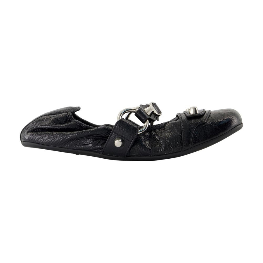 Balenciaga Lambskin ballerina in black