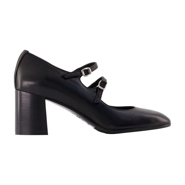 Alice Flex Pumps - Carel Leather Black Shoes /