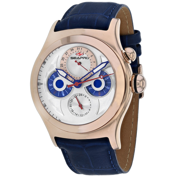 Seapro Stainless steel case watch in white
