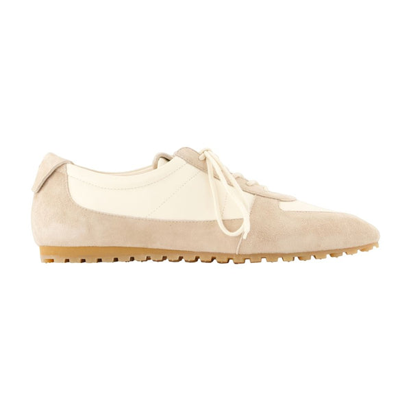 Aeyde Calfskin sneaker in ivory