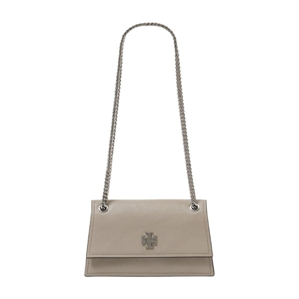 Tory Burch Lambskin shoulder bag in gray