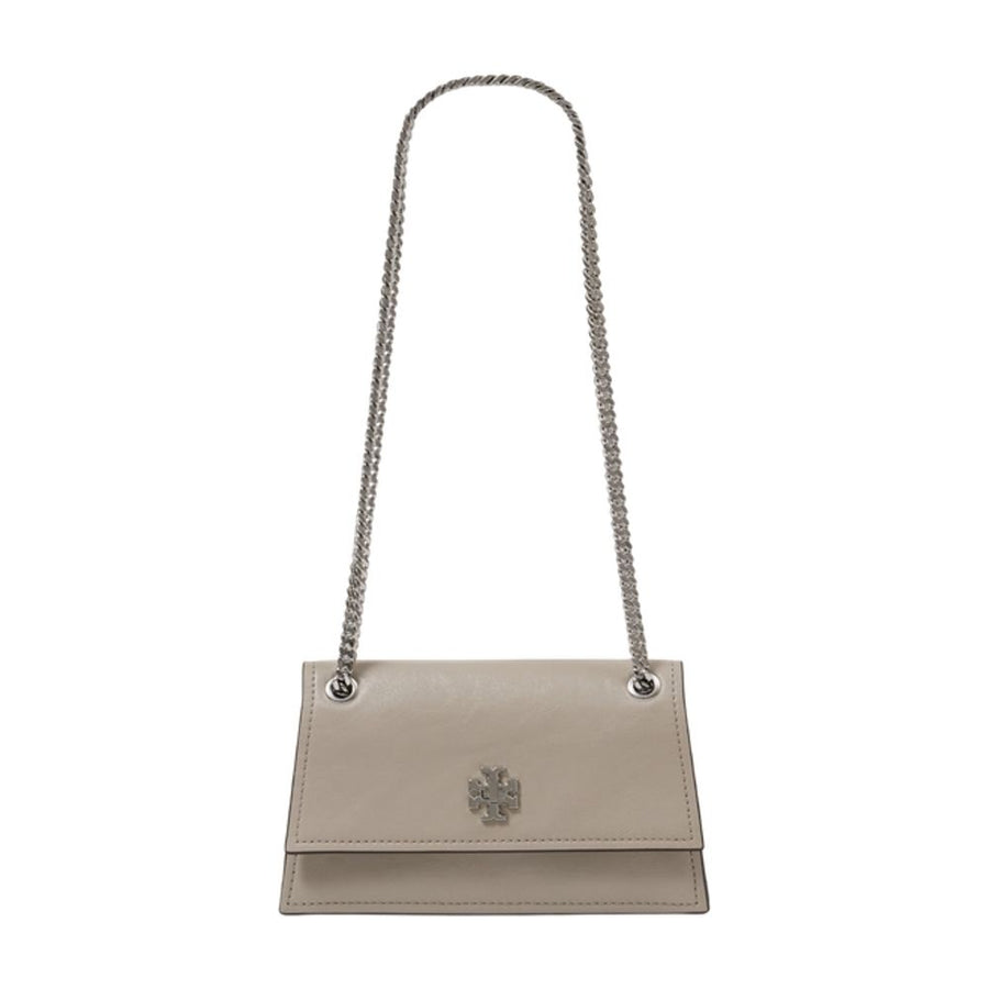 Tory Burch Lambskin shoulder bag in gray