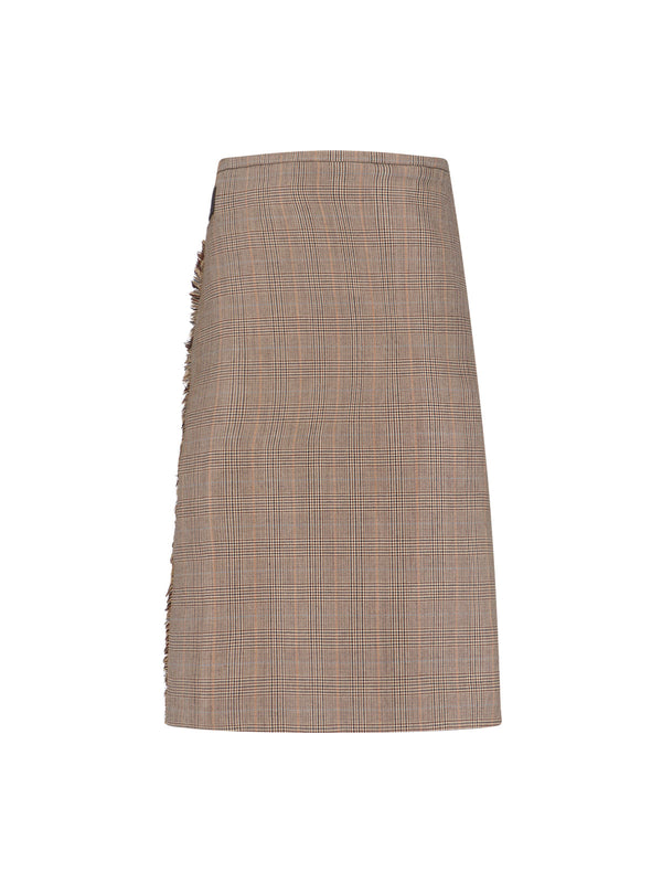 Phoebe Philo 100% wool skirt in brown