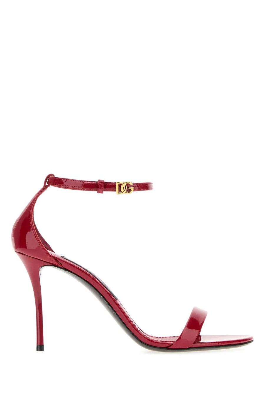Red Leather Sandals Rosso Scarpe Con Tacco
