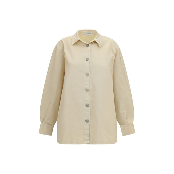 Magda Butrym 100% Cotton shirt in beige
