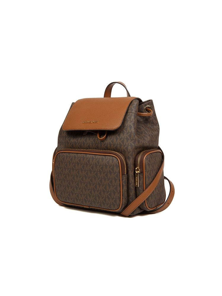 Michael Kors 100% Polyvinyl Chloride backpack in brown