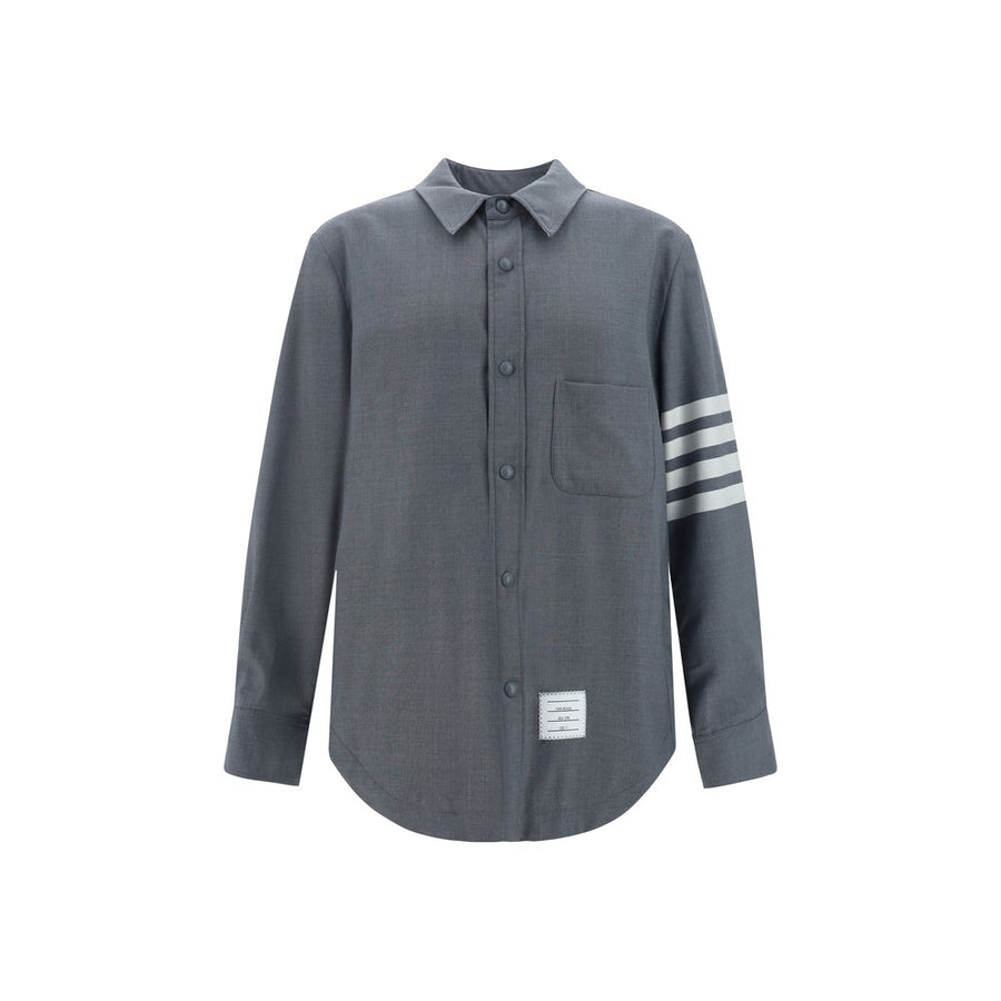 Thom Browne 50% Wool Ovis Aries shirt in gray
