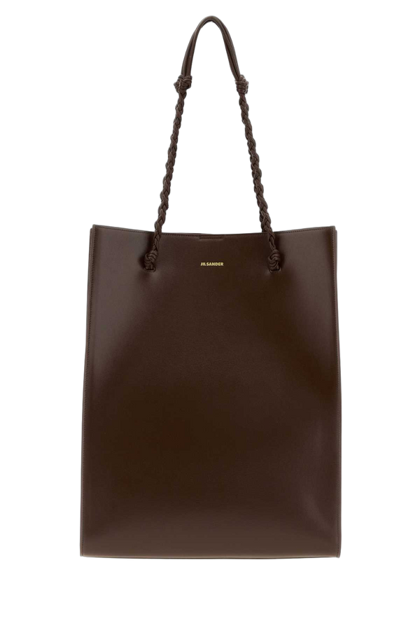 Jil Sander Exterior: 100% Calf; Lining: 100% Leather tote bag in brown