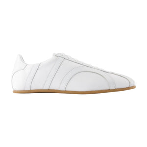 Toteme cotton sneaker in white