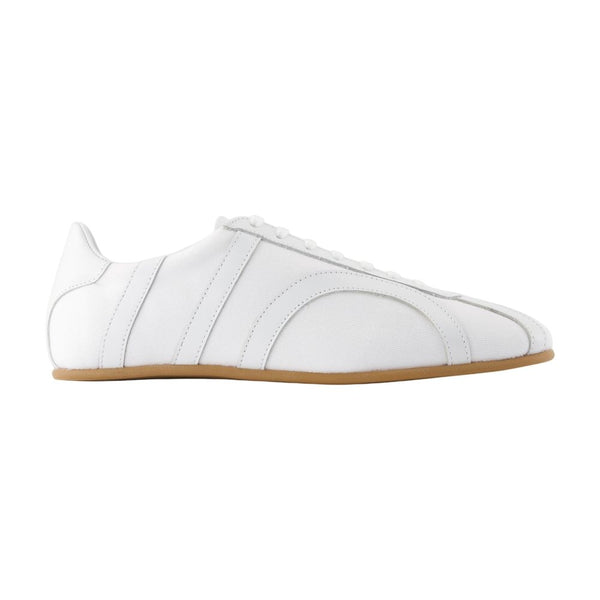 Toteme cotton sneaker in white