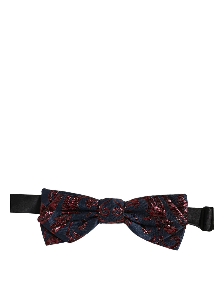 Dolce & Gabbana 67% Polyester bow tie in navy