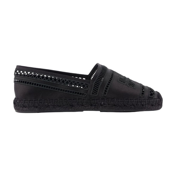 Tory Burch Viscose espadrille flat in black