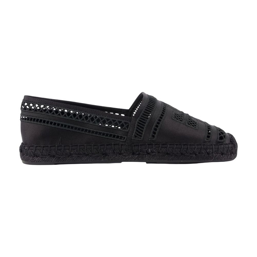 Tory Burch Viscose espadrille flat in black