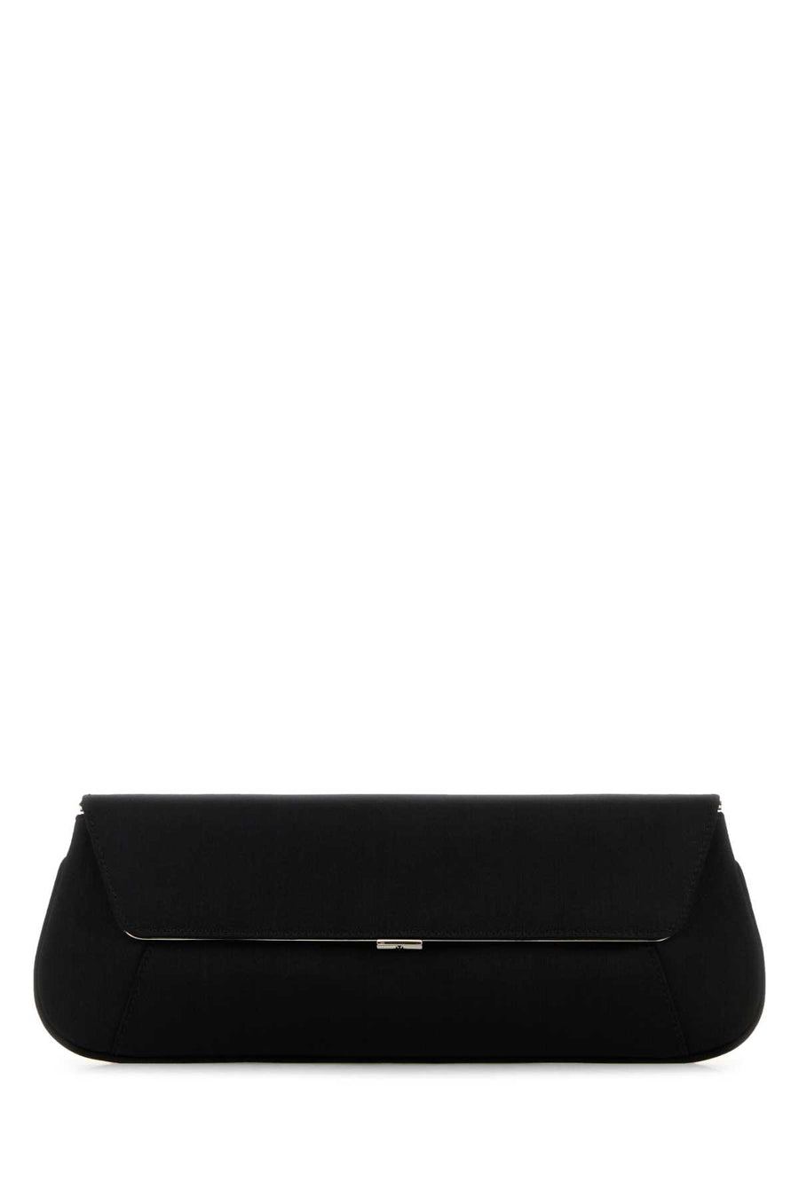 Amina Muaddi Blasilhar Exterior: 100% Fabric clutch in black