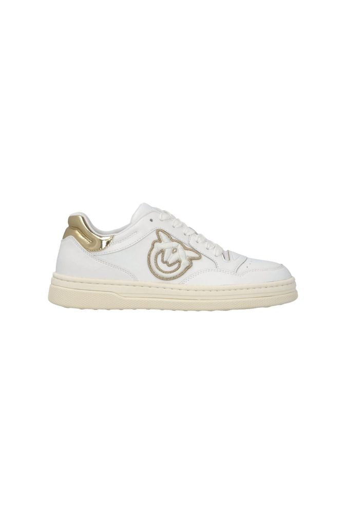 Pinko Sneakers White-Platinum White/platinum Footwear / Sports