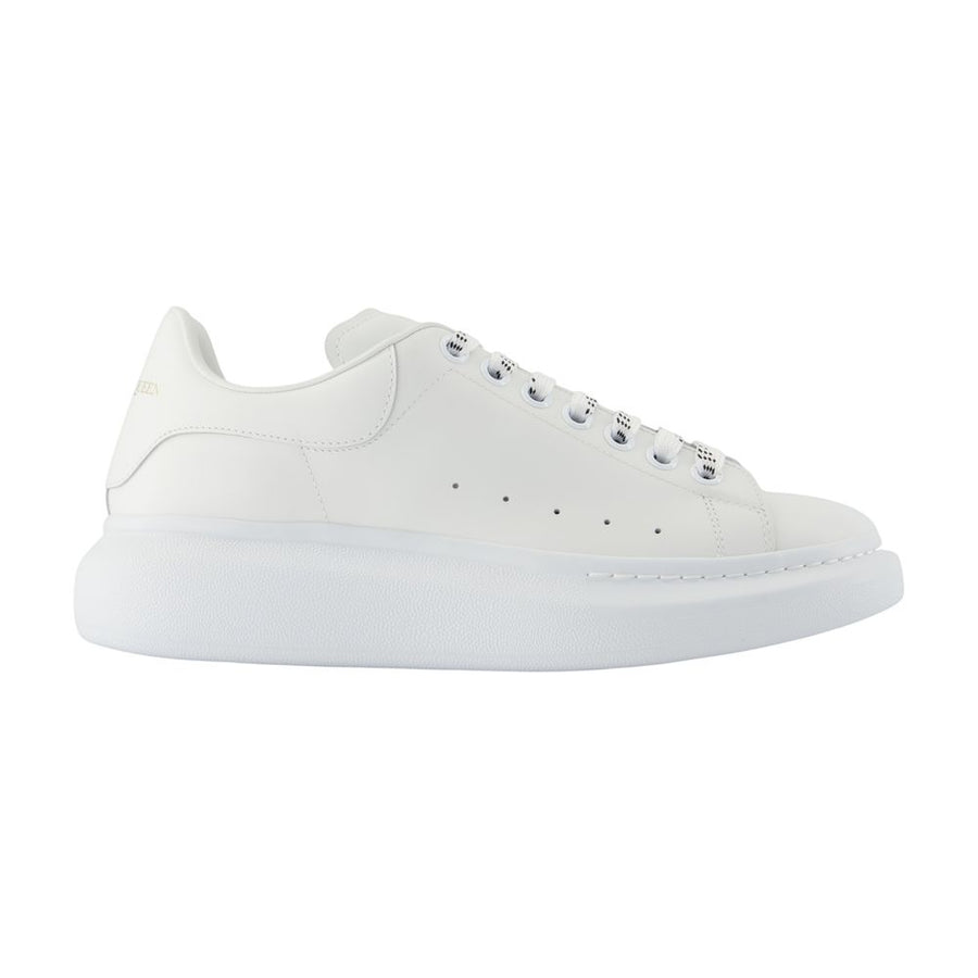 Alexander McQueen calfskin sneaker in white