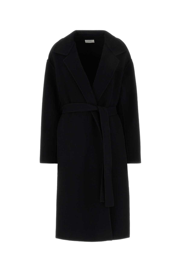 Black Wool Blend Ciara Coat Cappotti