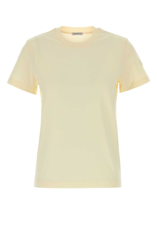 Moncler 100% Cotton t-shirt in beige
