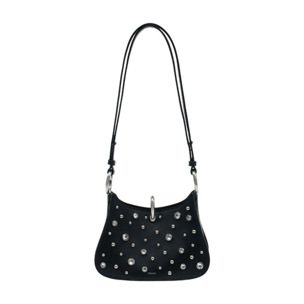 Rabanne Calfskin shoulder bag in black