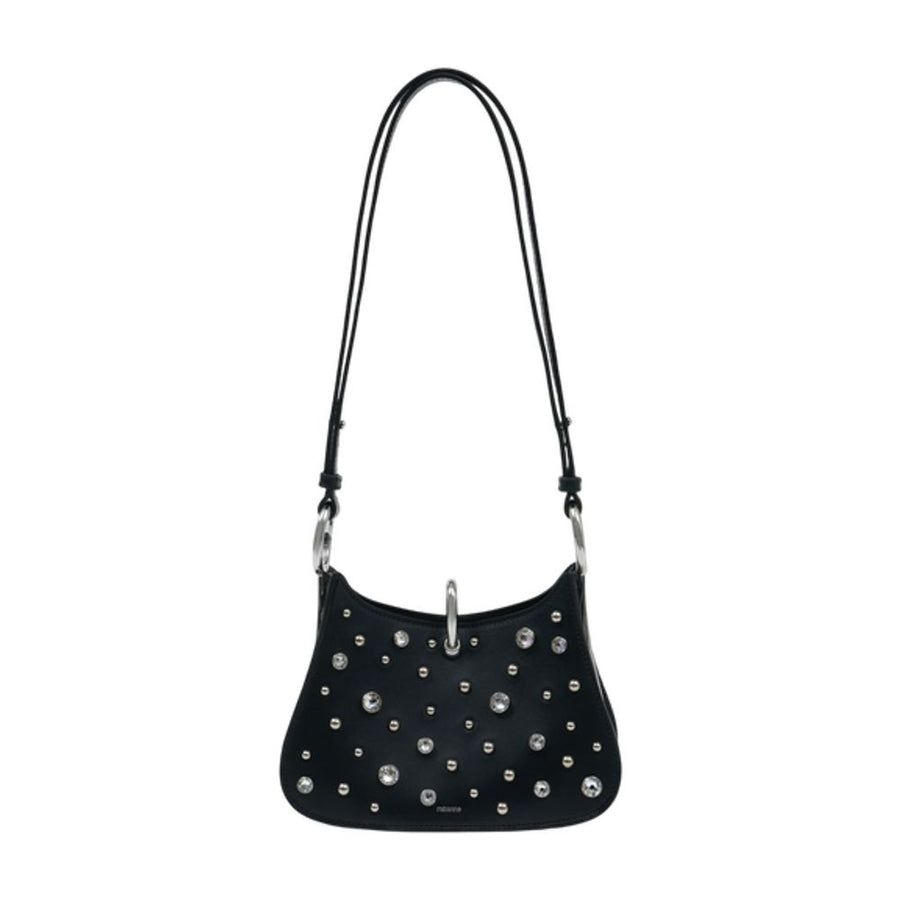 Rabanne Calfskin shoulder bag in black