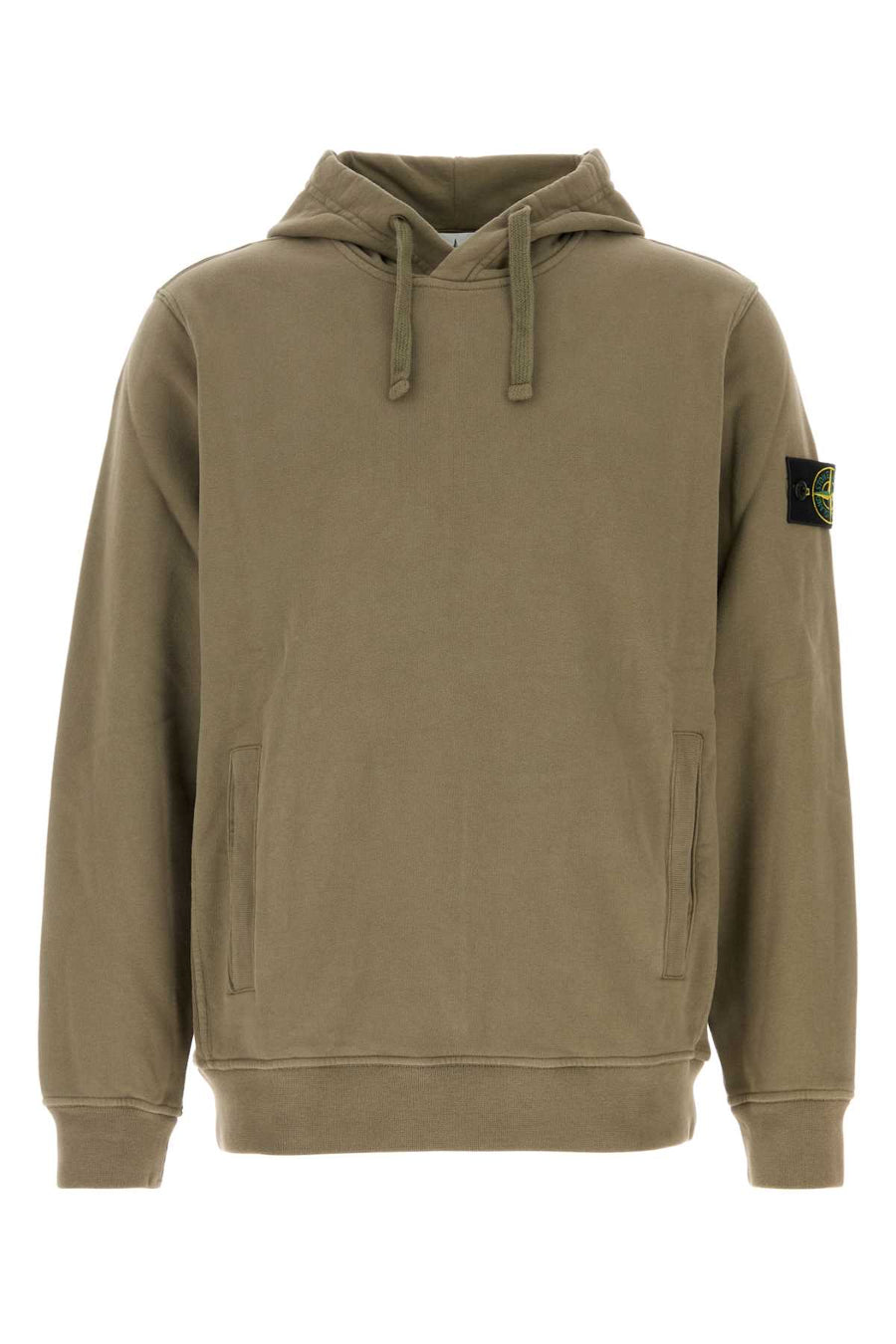 Army Green Cotton Sweatshirt Exterior: Felpe