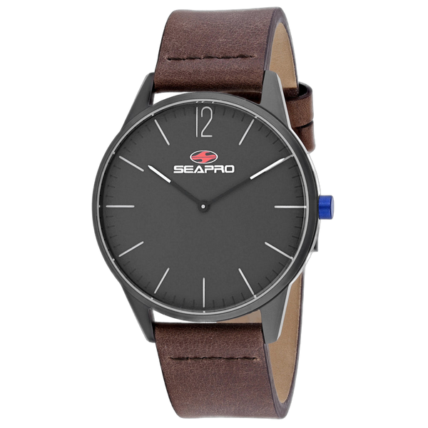 Seapro Stainless steel case watch in black