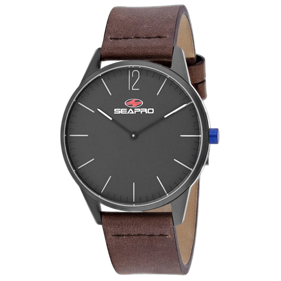 Seapro Stainless steel case watch in black