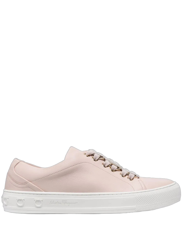 Ferragamo Leather upper sneaker in pink