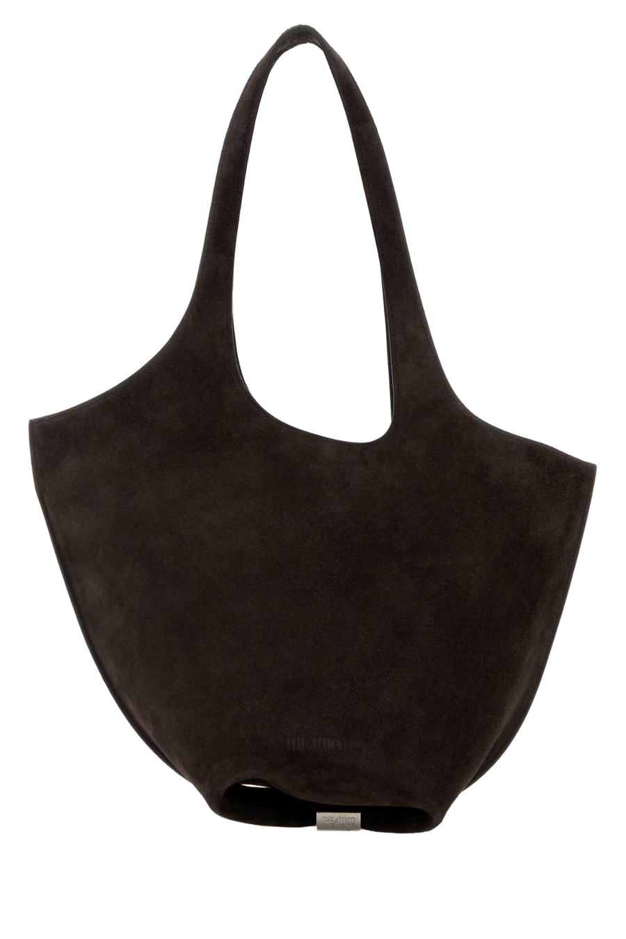 Dark Brown Suede Medium La Scoop Shoulder Bag Darkbrown Borse A Mano